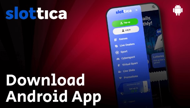Slottica app para android.