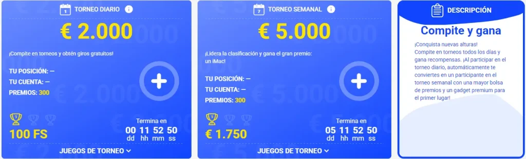 Slottica torneos